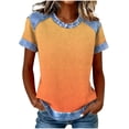 thumbnail image 1 of Camisetas de Manga Corta para las Mujeres Camisetas de Cuello Redondo de Color Sólido Camisetas de Manga Corta para las Mujeres, 1 of 5