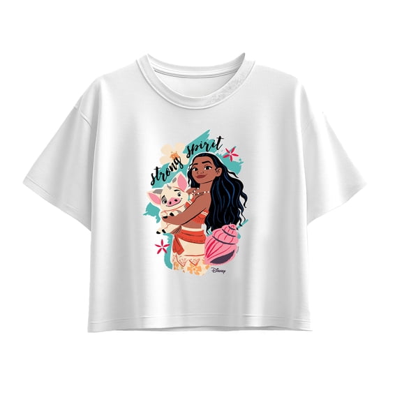 Disney - Moana Strong Spirit - Youth Girls Boxy T-Shirt