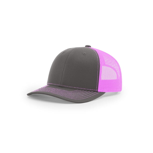 Gorra de béisbol Richardson 112 Trucker Charcoal/Neon Pink
