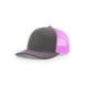 thumbnail image 1 of Gorra de béisbol Richardson 112 Trucker Charcoal/Neon Pink, 1 of 3