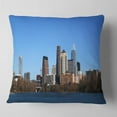 thumbnail image 2 of Designart Downtown Texas - Cityscape Photography Throw Pillow - 16x16, 2 of 5