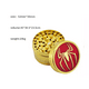 thumbnail image 2 of Grinder Moledor De Hierbas Premium 4 Capas 52mm Grande DORADO, 2 of 5