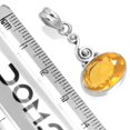 thumbnail image 2 of 925 Sterling Silver Pendant Citrine Quartz Handmade Jewelry, 2 of 3