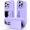 Purple, variant on Sleektime Rugged PC Back Case for iPhone 16 Pro with Mirror, Cash & Credit Card Slots, Kickstand Durable Shockproof Cover for Women & Men, Slim Wallet Design, Full Protection,Purple