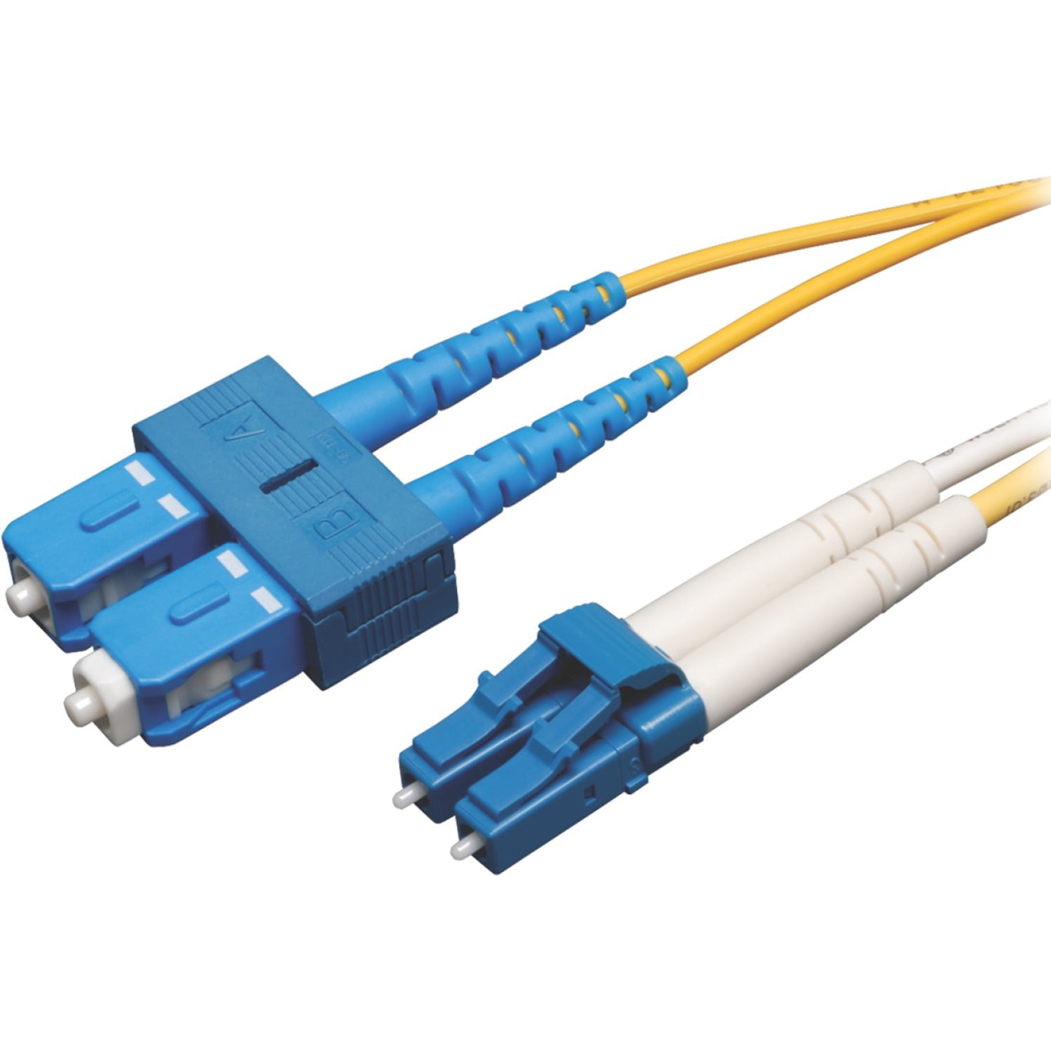 SC/APC LC/APC 9/125 Singlemode Duplex Fiber Jumper Zipcord Cable 30M