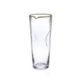 thumbnail image 1 of Classic Touch GJG1056 Pebble Glass Water Pitcher with Gold Rim, 1 of 1