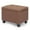 Brown, variant on OSM 24 Inch Modern Storage Ottoman Bench, 40L Inner Space Linen Foot Stool for Bedroom, Upholstered Padded Rectangular Fabric Tufted Bench Footrest with Wood Legs with 600 Lbs Capacity, Green