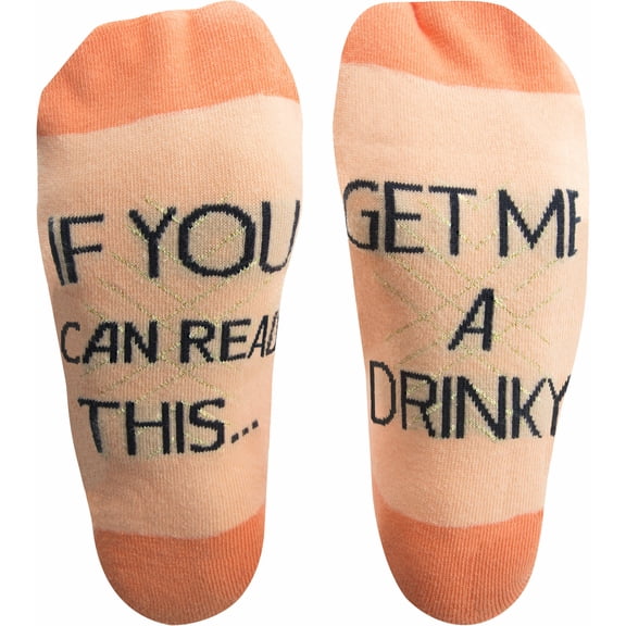 Pavilion Gift Company - Drinky - Ladies Cotton Blend Sock