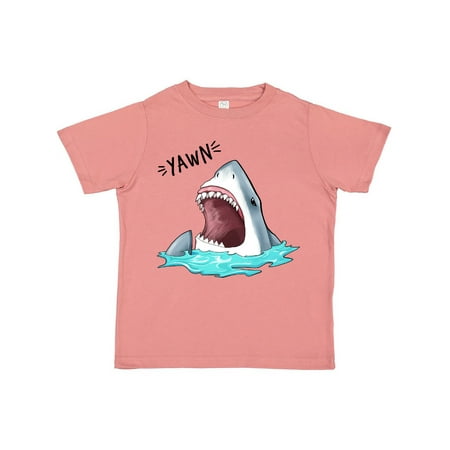 

Inktastic Great White Shark Yawning funny Gift Toddler Boy or Toddler Girl T-Shirt