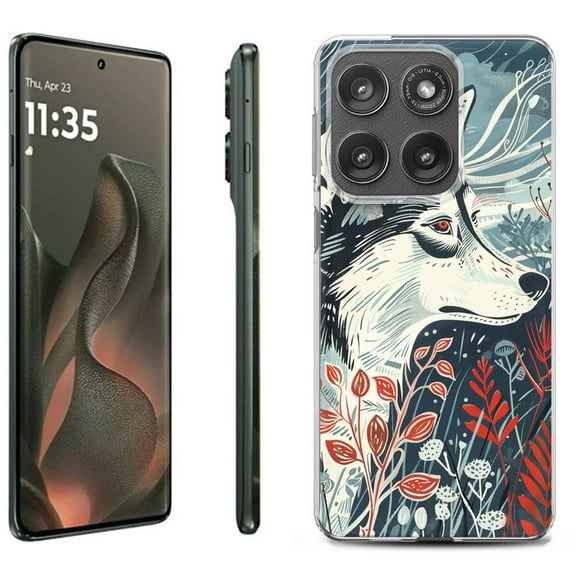 For Motorola Moto Edge 5G 2025 Protective Shockproof Phone Case, by OneToughShield - Calm Husky