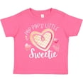 thumbnail image 3 of Inktastic Pop Pop's Little Sweetie with Pink Heart Cookie Boys or Girls Toddler T-Shirt, 3 of 5