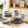 thumbnail image 6 of AmorArc Ceramic Dinnerware Sets,Handmade Reactive Glaze Stoneware Plates and Bowls Sets,Highly Chip and Crack Resistant | Dishwasher & Microwave Safe Dishes Set,Service for 4 Set(12pc),Reactive Glaze, 6 of 10
