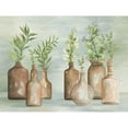thumbnail image 3 of Jacobs, Cindy 24x19 Black Modern Framed Museum Art Print Titled - Greenery in Bottles II, 3 of 5
