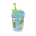 thumbnail image 2 of Nuby 2 Handle 8oz Multi-Function 2-in-1 Cup with Free Flow 360° Weighted Straw & Hard Spout, Solar System, 2 of 5