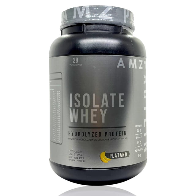 Proteína Hidrolizada Isolate Whey 925 grs Plátano AMZ AMZ AMZISOLATEWHEYPLATANO925G