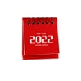 thumbnail image 1 of PVCS Calendrier de Bureau 2022, Bloc-Notes Portable pour Étudiants, Décoration Rouge, 1 of 6