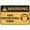 Warning Sign 6, variant on Caution Door Swings Outward Tin Warning Metal Sign 8"x12" - Vintage Wall Decor for Home Farm Bar Coffee Shop Club, Door Swing Clear Sign