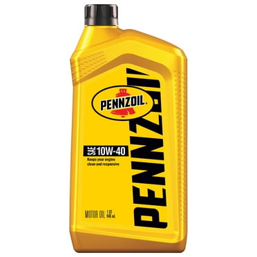 Pennzoil Motor Oil 10W-40 Motor Oil, 1 Quart