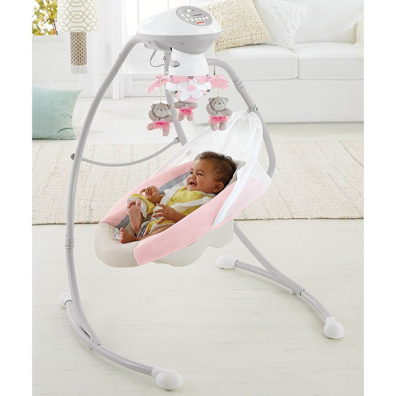 fisher price baby swing bear
