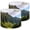 Off-White, variant on Lamp Shades Set of 2 Koolau Mountain Oahu Hawaii 13" x 13" x 10" Lampshade for Table Lamps Floor Lamps Lamp Shade Replacement Easy Assembly Required
