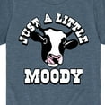 thumbnail image 3 of Instant Message - Just A Little Moody - Toddler & Youth Short Sleeve Graphic T-Shirt, 3 of 6