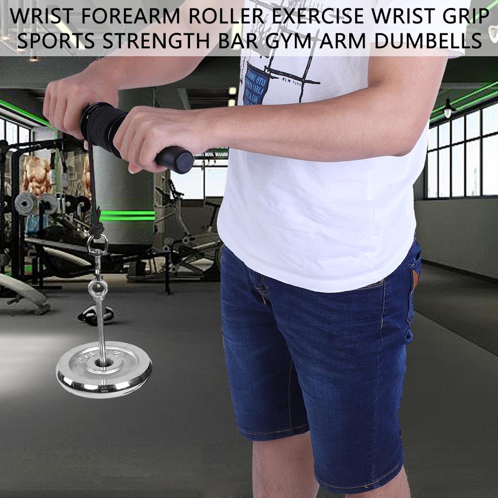 LHCER Wrist Roller Ripper Forearm Exerciser Strength Wrist Curler For