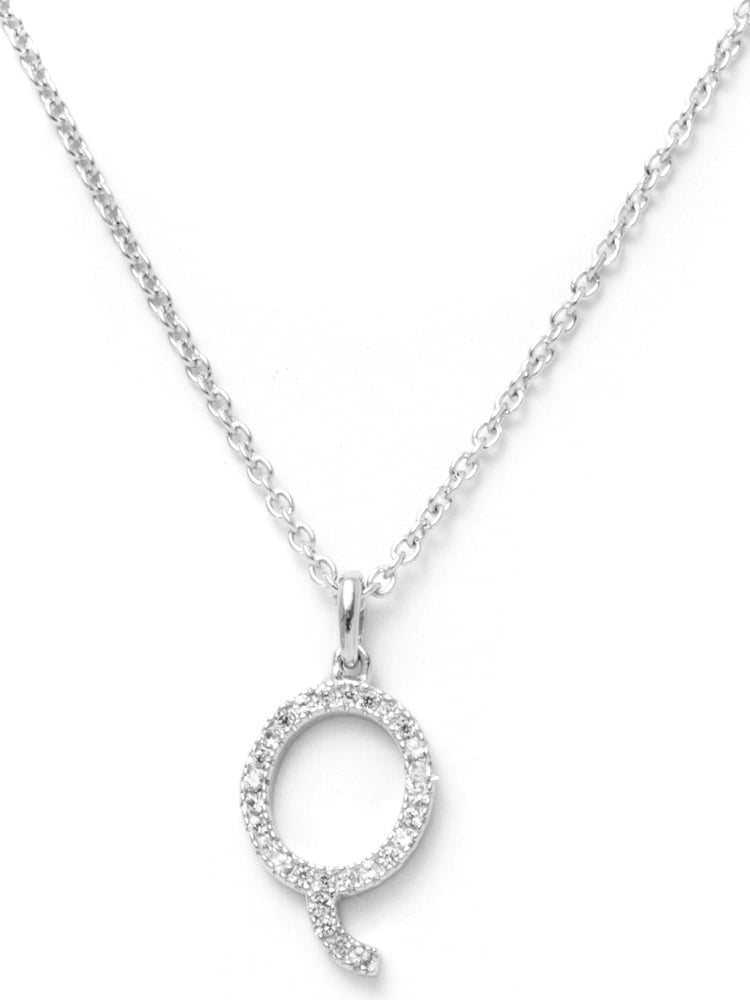 White Topaz Gs Pendant Necklace 