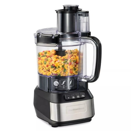 Hamilton Beach Stack and Snap 12 Cup Food Processor Black 70725
