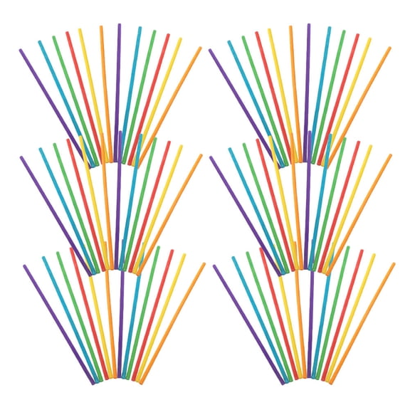 LEORX Craft Sticks for Woodcraft Round Wooden Sticks Wood 100Pcs