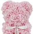thumbnail image 6 of Way To Celebrate 9.25" Artificial Rose Bear Valentine's Day Gift, Light Pink Color, 6 of 8
