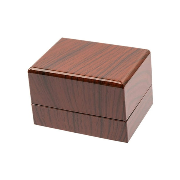 Caja de joyería para anillos, multifuncional, para mujer, regalo de cumpleaños, decorativa y portátil. Anillo único