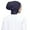 Dark blue, variant on Hair Scarf for Women Casual Solid Color Elastic Cap High Muslim Bib Hijab Scarves