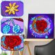 thumbnail image 3 of Cuadros Decorativos 5D DIY Rose Flower Part Special Drill Diamond Painting Kit Craft (GT108) Likrtyny embutido en tela, 3 of 6