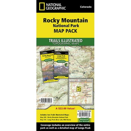 National Geographic Trails Illustrated Map: Rocky Mountain National Park [map Pack Bundle]