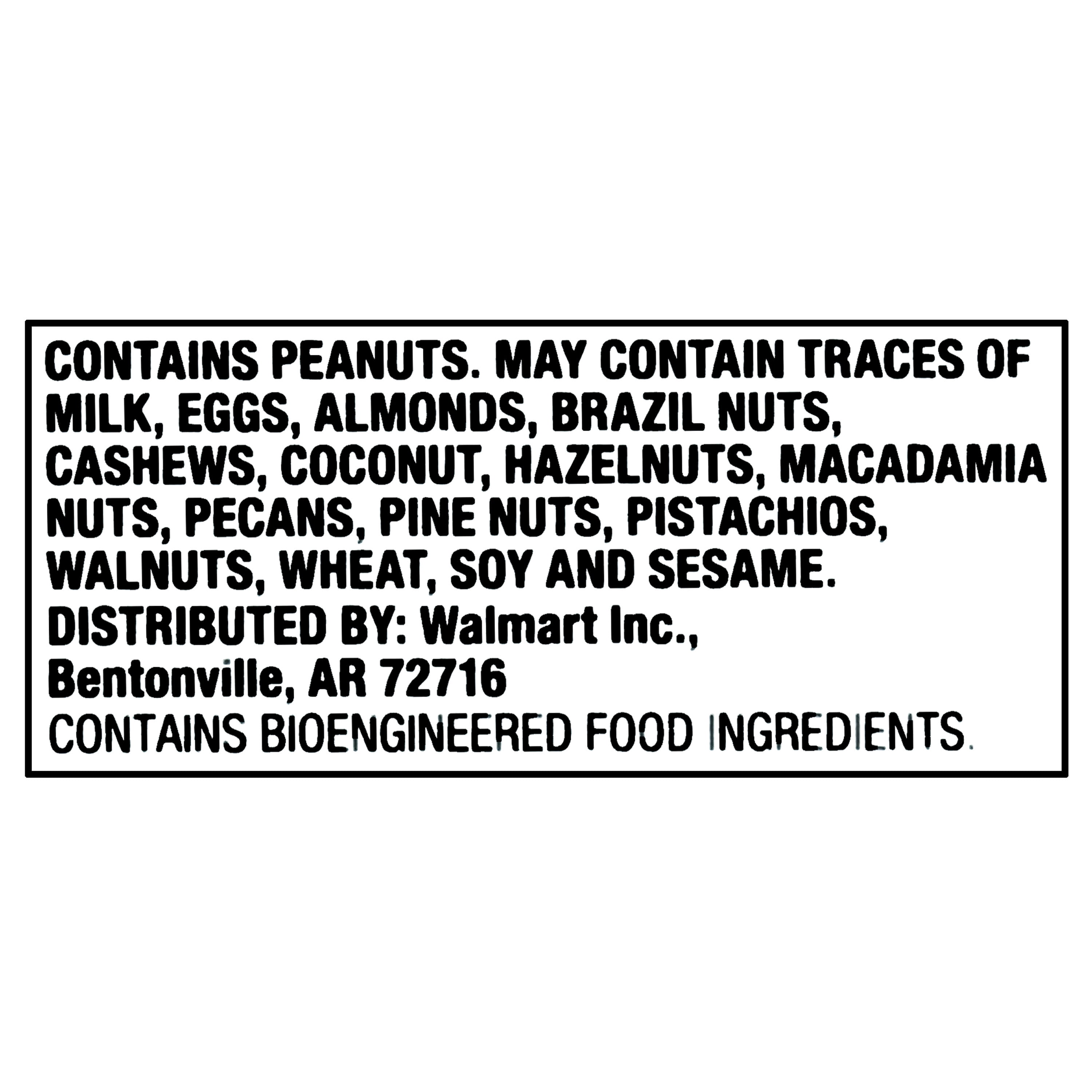 Great Value Dry Roasted Peanuts Seasoned with Sea Salt, 1 oz, 24 Count