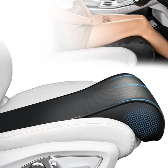 Coverado Car Seat Leg Extender for Car Seats&Office Chairs, Ergonomic Support Cushion for Multi-Scene Use, Universal Leg Support Cushion, Black