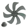 thumbnail image 3 of 14 Inch Floor Fan Table Fan Blade With Nut Cover Fan Blade Fan Accessories, 3 of 7