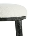 thumbnail image 5 of Christopher Knight Home Rustic 27.36" Counter Height Bar Stools, Solid Wood Frame, Black, Set of 2, 5 of 10