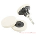 thumbnail image 3 of SATC 10 Pcs 3 inch Wool Polishing Finishing Disc Twist Quick Lock Felt Sanding Discs Wheels for Die Grinder, 3 of 8