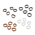 thumbnail image 5 of 10 Pieces 20mm PU Leather Retainer Clasp Strap Loop Fastener, 5 of 10