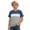 Navy, variant on Shachafan Boys Color Short Sleeve Tee Casual Crew Neck Blend Graphic T Shirt For Kids Youth Children Comfortable Playwear Baby Girls Long Sleeve