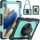Samsung Galaxy Tab A8 10,5 Pouces 2022 (SM-X200/ SM-X205/ SM-X207) avec Protecteur d'Écran [Support Rotatif à 360 Degrés et Sangle à Main] – image 1 sur 8