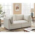 thumbnail image 3 of Meridian Furniture Jacob Cream Velvet Modular Sofa, 3 of 10