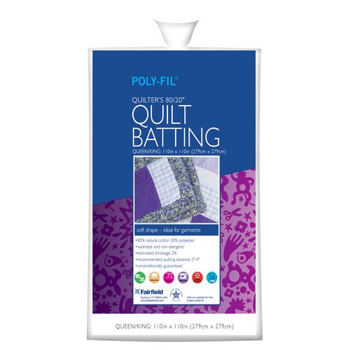 Fairfield Quilter's 80/20 Quilt Batting, 1 Each