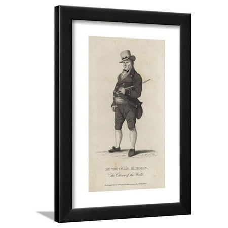 Mr Thomas Clio Rickman, the Citizen of the World Framed Print Wall