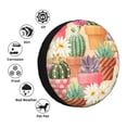 thumbnail image 5 of Balery Succulent And Cactustire Cover Waterproof Dust-Proof, Universal Spare Wheel Tire Cover For Trailer, Rv, Suv Truck And Vehicle Camper Accessories-16 Inch, 5 of 9