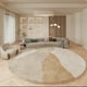 thumbnail image 4 of Modern minimalist round carpet living room decoration soft comfortable imitation cashmere carpets nordic bedroom bedside rug My Lux Decor Round, 4 of 11