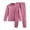 Purple, variant on HCYSFG Boys Solid Color Thermal Underwear Sets 2 Piece Long Sleeve Mock Neck Base Layer Sets Thermal Top And Leggings Long Johns