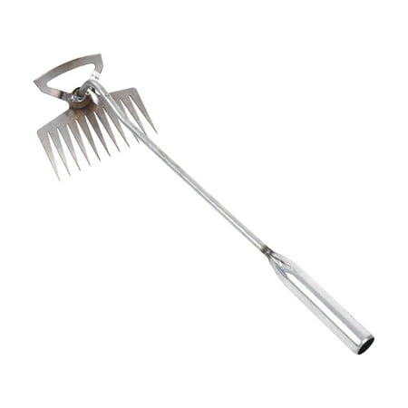 Garden Lawn Care Multifunctional Weeder for Yards Farm for Vegetable Planting 11 Tines 40cm