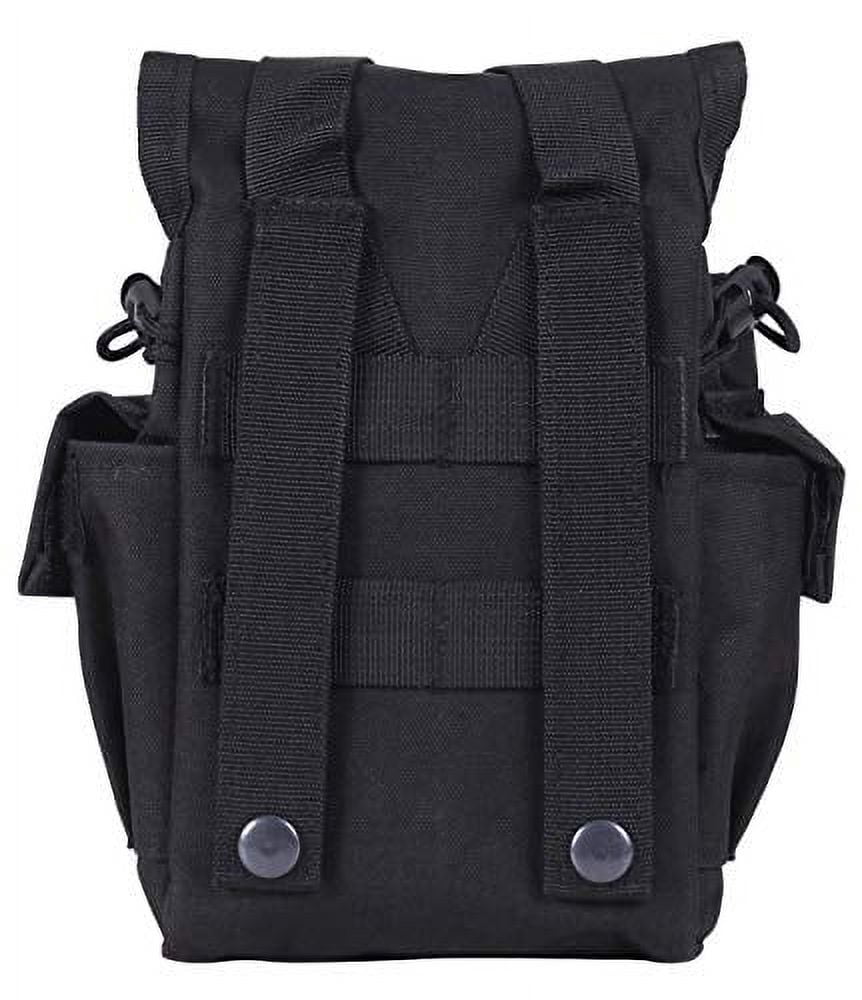 Rothco Pouch Emergency Preparedness Kits with 5-in-1 Whistle, Emergency Blanket, and More, Black